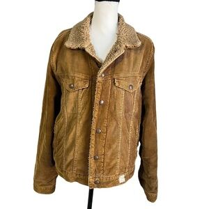 Abercrombie & Fitch Sherpa trucker jacket